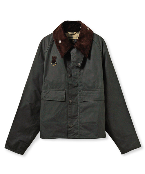 Barbour(バブアー)の「Barbour(バブアー) SPEY WAX JACKET(その他アウター・メンズ・カーキ/ブラック・MEDIUM/SMALL/LARGE)」の2枚目の写真