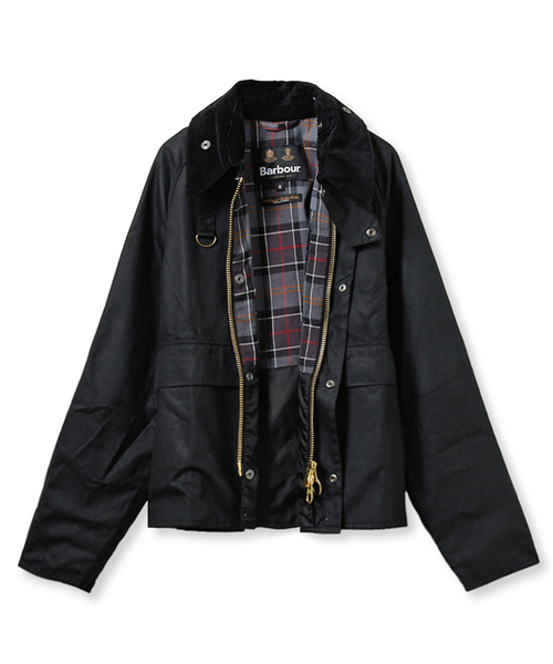 Barbour(バブアー)の「Barbour(バブアー) SPEY WAX JACKET(その他アウター・メンズ・カーキ/ブラック・MEDIUM/SMALL/LARGE)」の4枚目の写真