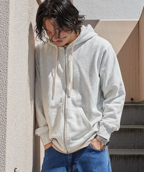 HANES（ヘインズ）の「Hanes/ヘインズ SWEAT ZIP UP HOODIE ジップパーカー フルジップ 裏毛 スウェット トレーナー ベーシック メンズ レディース 2026秋冬 秋服（パーカー・メンズ・グレー・M/L/XL）」の16枚目の写真