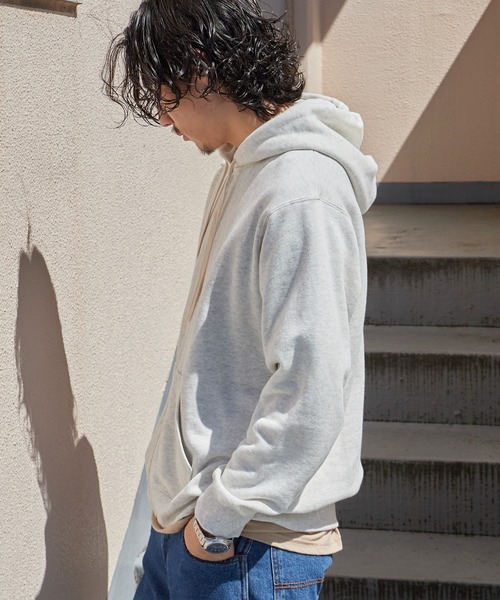 HANES（ヘインズ）の「Hanes/ヘインズ SWEAT ZIP UP HOODIE ジップパーカー フルジップ 裏毛 スウェット トレーナー ベーシック メンズ レディース 2026秋冬 秋服（パーカー・メンズ・グレー・M/L/XL）」の15枚目の写真