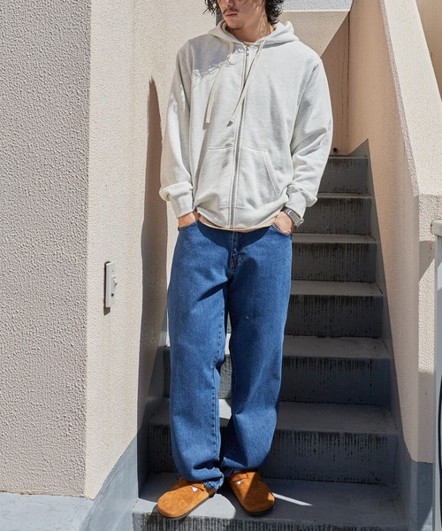 HANES（ヘインズ）の「Hanes/ヘインズ SWEAT ZIP UP HOODIE ジップパーカー フルジップ 裏毛 スウェット トレーナー ベーシック メンズ レディース 2026秋冬 秋服（パーカー・メンズ・グレー・M/L/XL）」の14枚目の写真