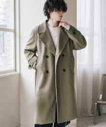 Rocky Monroe（ロッキーモンロー）の「テックメルトン ウールライク ダブルチェスターロングコート（チェスターコート）」