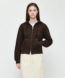 W SMALL CLASSIC LOGO HOODIE ZIPUP