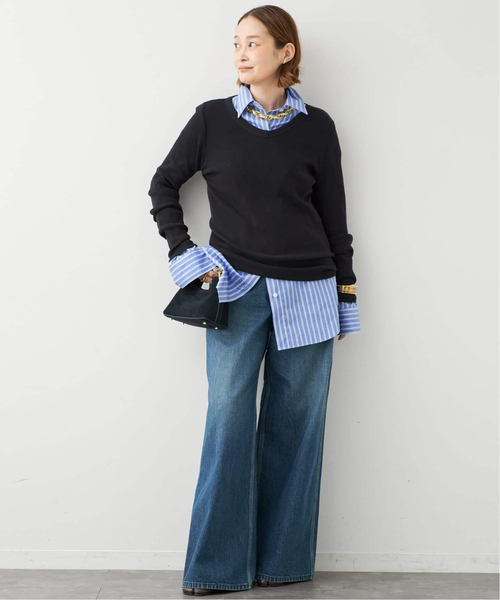 raspail(ラスパイユ)の「*【Raspail/ラスパイユ】REGULAR COLLAR SHIRT(シャツ/ブラウス・レディース・ブルー・FREE)」の7枚目の写真