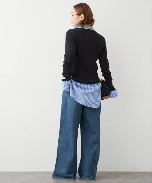 raspail(ラスパイユ)の「*【Raspail/ラスパイユ】REGULAR COLLAR SHIRT(シャツ/ブラウス・レディース・ブルー・FREE)」の9枚目の写真