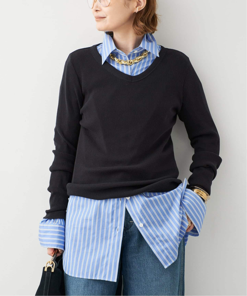 raspail(ラスパイユ)の「*【Raspail/ラスパイユ】REGULAR COLLAR SHIRT(シャツ/ブラウス・レディース・ブルー・FREE)」の10枚目の写真