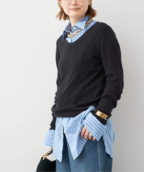 raspail(ラスパイユ)の「*【Raspail/ラスパイユ】REGULAR COLLAR SHIRT(シャツ/ブラウス・レディース・ブルー・FREE)」の11枚目の写真