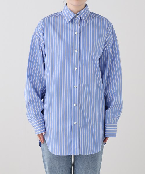 raspail(ラスパイユ)の「*【Raspail/ラスパイユ】REGULAR COLLAR SHIRT(シャツ/ブラウス・レディース・ブルー・FREE)」の13枚目の写真