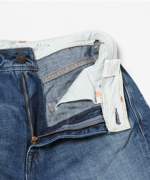 cepo（セポ）の「フリンジデニムワイドクロップドパンツ（デニムパンツ・レディース・ホワイト/インディゴブルー/ライトブルー・SMALL/LARGE/MEDIUM）」の12枚目の写真