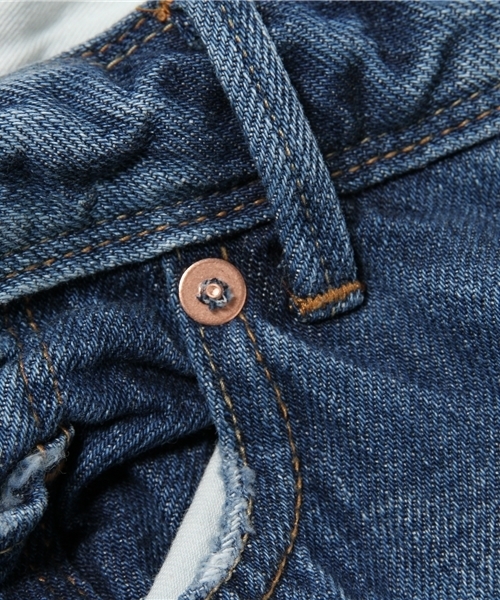 cepo（セポ）の「フリンジデニムワイドクロップドパンツ（デニムパンツ・レディース・ホワイト/インディゴブルー/ライトブルー・SMALL/LARGE/MEDIUM）」の14枚目の写真