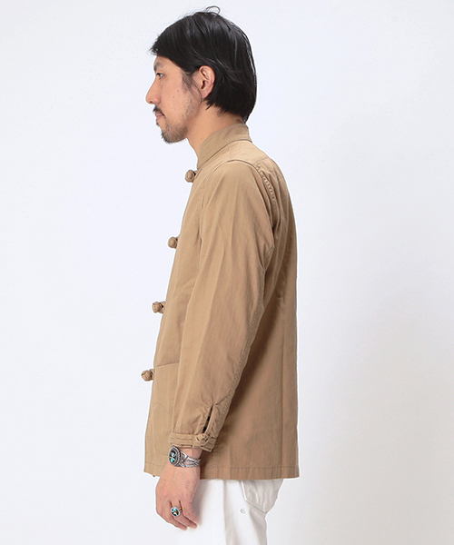 MONITALY(モニタリー)の「MONITALY / コットンマンダリンジャケット(その他アウター・メンズ・カーキ/オリーブ・40/36/38/42)」の13枚目の写真