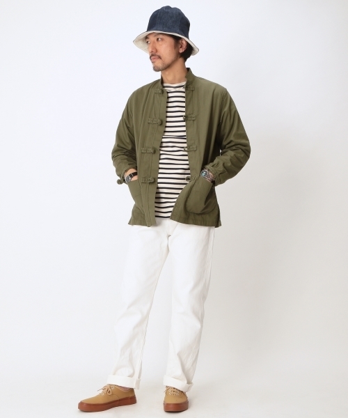 MONITALY(モニタリー)の「MONITALY / コットンマンダリンジャケット(その他アウター・メンズ・カーキ/オリーブ・40/36/38/42)」の10枚目の写真