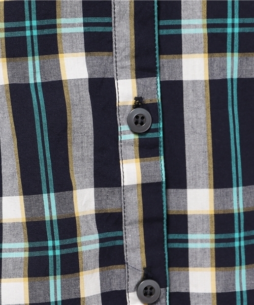 NATURAL BEAUTY BASIC（ナチュラルビューティーベーシック）の「コットンチェックワンピース（シャツワンピース・レディース・ダークネイビー/ピンク系その他・LARGE/SMALL/MEDIUM）」の11枚目の写真