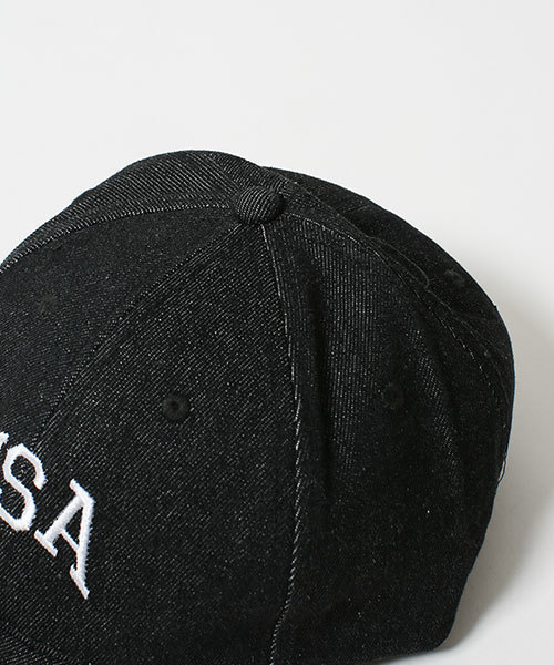 Champion（チャンピオン）の「Champion×nano･universe/チャンピオン別注デニムCP USA（キャップ・メンズ・ホワイト/ブラック/ライトインディゴブルー/インディゴブルー・FREE）」の8枚目の写真