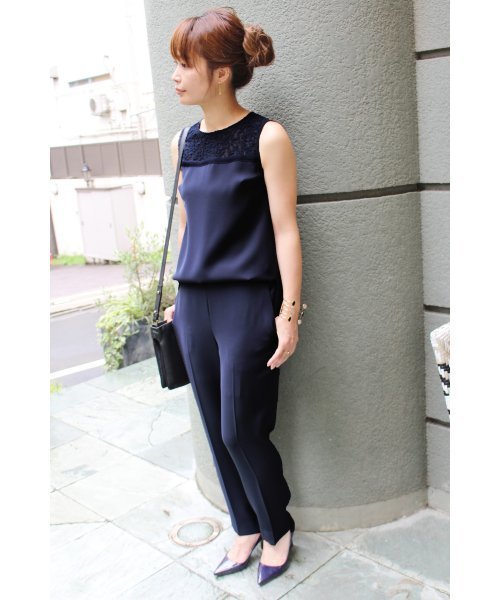 FIGARO Paris（フィガロパリ）の「バックゴムテーパードパンツ◆（その他パンツ・レディース・ネイビー/ベージュ・38/36）」の11枚目の写真