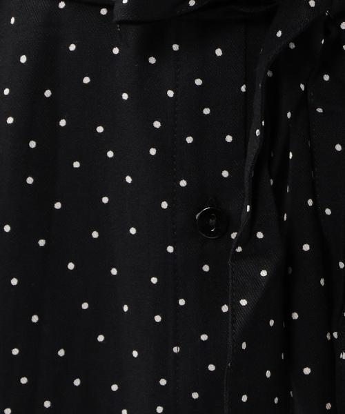 coen(コーエン)の「レーヨンプリントワンピース(ワンピース・レディース・ブラック/ネイビー・FREE)」の9枚目の写真