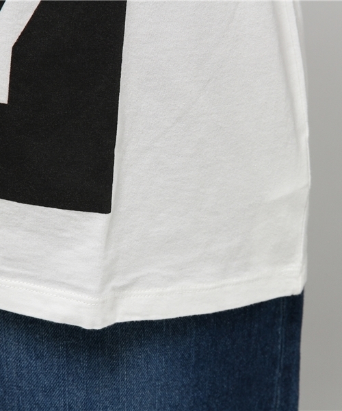 MOUSSY（マウジー）の「MULTI LOGO L/S TSJ（Tシャツ/カットソー・レディース・ホワイト/カーキ/ブラック・FREE）」の5枚目の写真