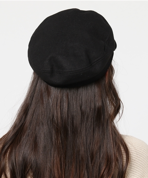 MYE-DO'（マイ・ドゥ）の「メルトン マリンキャップ KN（キャップ・レディース・ブラック/グレー・FREE）」の4枚目の写真