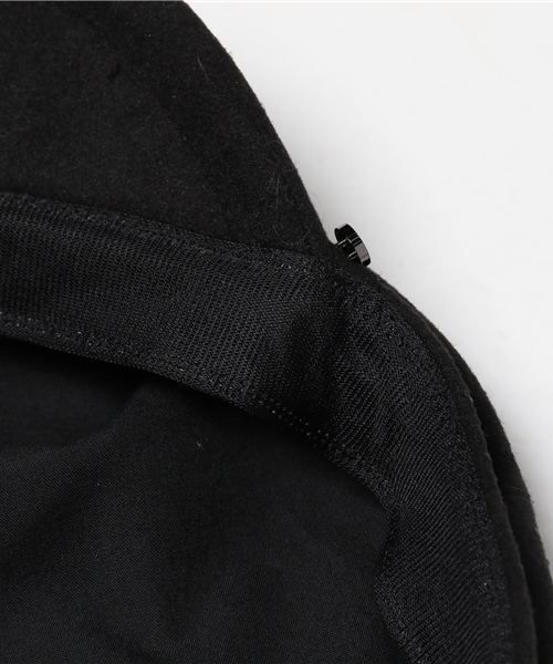 MYE-DO'（マイ・ドゥ）の「メルトン マリンキャップ KN（キャップ・レディース・ブラック/グレー・FREE）」の5枚目の写真