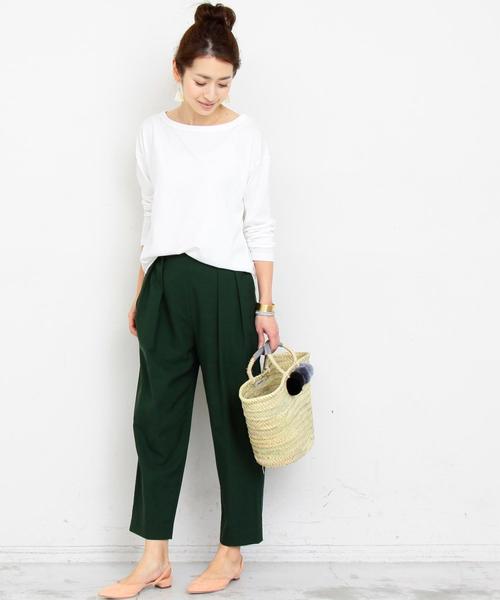 BEAUTY&YOUTH UNITED ARROWS（ビューティーアンドユースユナイテッドアローズ）の「【WEB限定】by ※∴ボートネックロングスリーブTシャツ（Tシャツ/カットソー・レディース・オフホワイト/ブラック/グレー/その他1/その他2/その他3・FREE）」の17枚目の写真