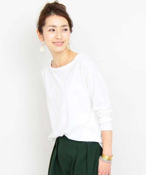 BEAUTY&YOUTH UNITED ARROWS（ビューティーアンドユースユナイテッドアローズ）の「【WEB限定】by ※∴ボートネックロングスリーブTシャツ（Tシャツ/カットソー・レディース・オフホワイト/ブラック/グレー/その他1/その他2/その他3・FREE）」の21枚目の写真