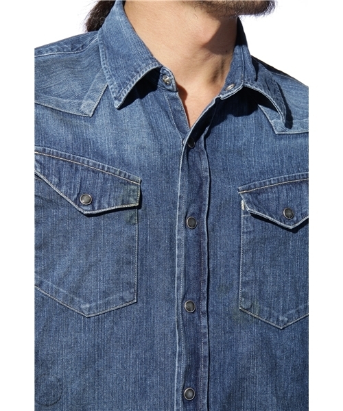 アメリカンラグシー購入。フィアオブゴッド　フランネルデニムシャツ アメリカンラグシー購入。フィアオブゴッド フランネルデニムシャツ
