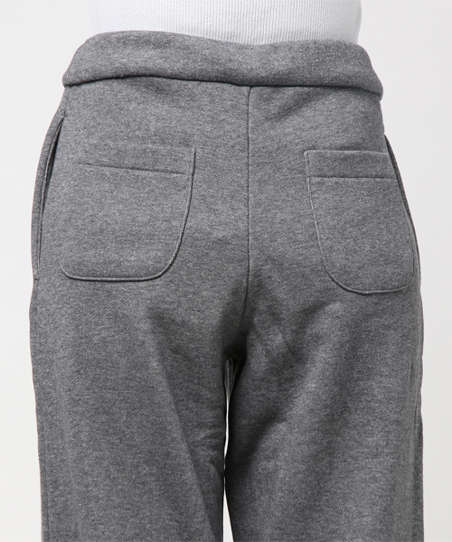 Traditional Weatherwear(トラディショナルウェザーウェア)の「ワイドスウェットパンツ(その他パンツ・レディース・ブラック/ダークグレー・SMALL)」の7枚目の写真