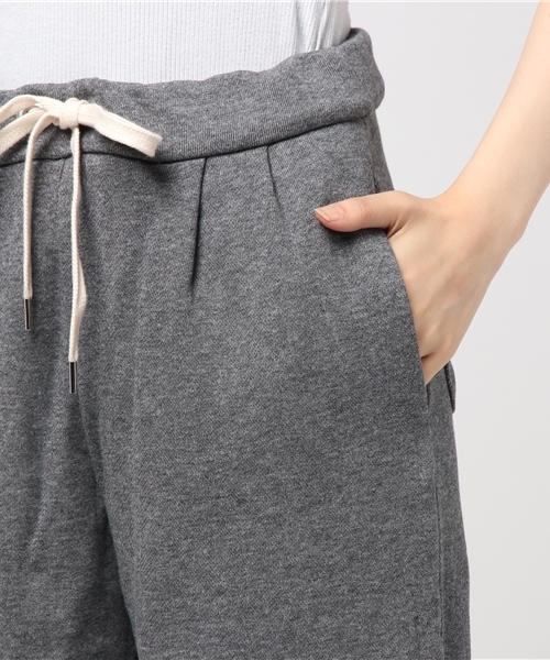 Traditional Weatherwear(トラディショナルウェザーウェア)の「ワイドスウェットパンツ(その他パンツ・レディース・ブラック/ダークグレー・SMALL)」の8枚目の写真