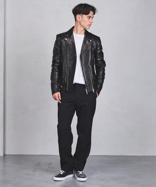 UNITED ARROWS（ユナイテッドアローズ）の「UAST ウール ストレートパンツ ◆（その他パンツ・メンズ・ネイビー/ブラック・X-LARGE/SMALL/MEDIUM/LARGE）」の6枚目の写真