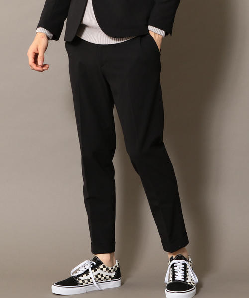 BEAUTY&YOUTH UNITED ARROWS（ビューティーアンドユースユナイテッドアローズ）の「BY TR ストレッチ ノープリーツ アンクルパンツ ◆（スラックス・メンズ・ネイビー/ダークグレー/ブラック・LARGE/SMALL/X-LARGE/MEDIUM）」の5枚目の写真