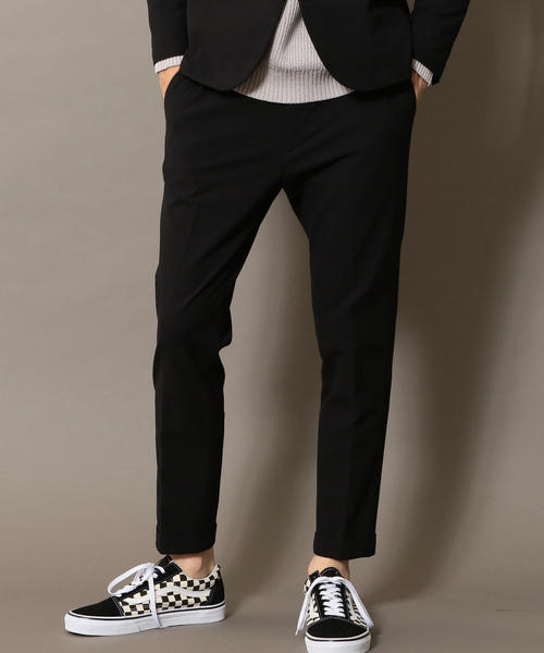BEAUTY&YOUTH UNITED ARROWS（ビューティーアンドユースユナイテッドアローズ）の「BY TR ストレッチ ノープリーツ アンクルパンツ ◆（スラックス・メンズ・ネイビー/ダークグレー/ブラック・LARGE/SMALL/X-LARGE/MEDIUM）」の6枚目の写真