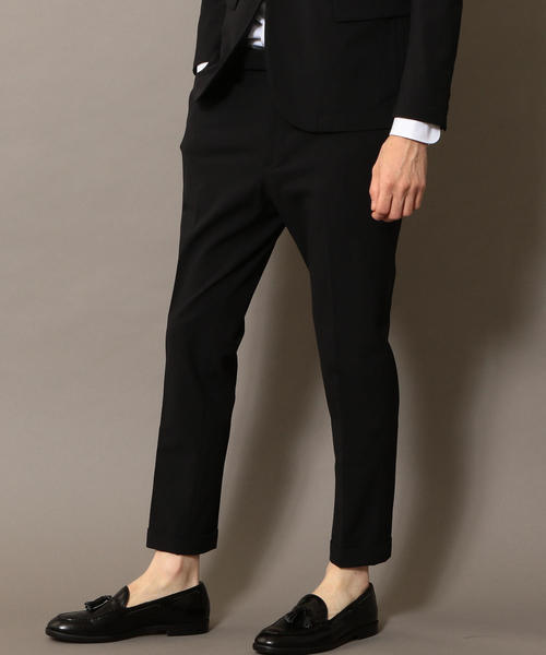 BEAUTY&YOUTH UNITED ARROWS（ビューティーアンドユースユナイテッドアローズ）の「BY TR ストレッチ ノープリーツ アンクルパンツ ◆（スラックス・メンズ・ネイビー/ダークグレー/ブラック・LARGE/SMALL/X-LARGE/MEDIUM）」の7枚目の写真