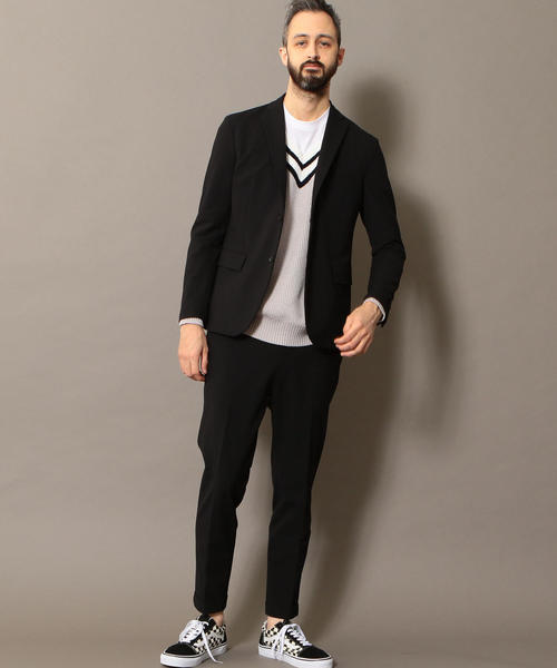 BEAUTY&YOUTH UNITED ARROWS（ビューティーアンドユースユナイテッドアローズ）の「BY TR ストレッチ ノープリーツ アンクルパンツ ◆（スラックス・メンズ・ネイビー/ダークグレー/ブラック・LARGE/SMALL/X-LARGE/MEDIUM）」の9枚目の写真