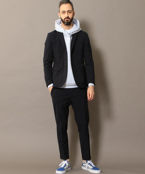 BEAUTY&YOUTH UNITED ARROWS（ビューティーアンドユースユナイテッドアローズ）の「BY TR ストレッチ ノープリーツ アンクルパンツ ◆（スラックス・メンズ・ネイビー/ダークグレー/ブラック・LARGE/SMALL/X-LARGE/MEDIUM）」の16枚目の写真