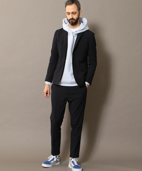 BEAUTY&YOUTH UNITED ARROWS（ビューティーアンドユースユナイテッドアローズ）の「BY TR ストレッチ ノープリーツ アンクルパンツ ◆（スラックス・メンズ・ネイビー/ダークグレー/ブラック・LARGE/SMALL/X-LARGE/MEDIUM）」の17枚目の写真