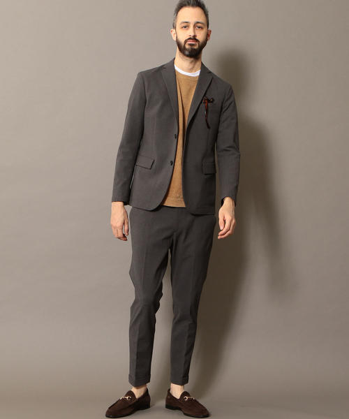 BEAUTY&YOUTH UNITED ARROWS（ビューティーアンドユースユナイテッドアローズ）の「BY TR ストレッチ ノープリーツ アンクルパンツ ◆（スラックス・メンズ・ネイビー/ダークグレー/ブラック・LARGE/SMALL/X-LARGE/MEDIUM）」の13枚目の写真