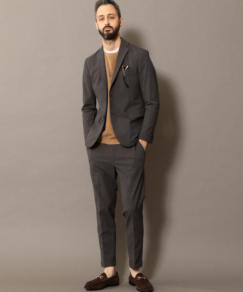 BEAUTY&YOUTH UNITED ARROWS（ビューティーアンドユースユナイテッドアローズ）の「BY TR ストレッチ ノープリーツ アンクルパンツ ◆（スラックス・メンズ・ネイビー/ダークグレー/ブラック・LARGE/SMALL/X-LARGE/MEDIUM）」の14枚目の写真