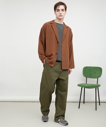 EMMA CLOTHES | カツラギストレッチ1タックワイドチノパンツ(チノパンツ)