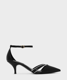 アンクルストラップキトンヒール / ANKLE STRAP KITTEN HEELS