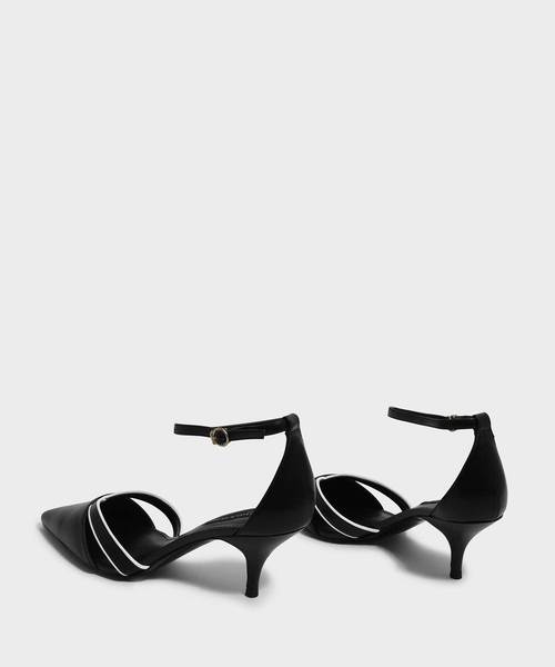 CHARLES & KEITH(チャールズ & キース)の「アンクルストラップキトンヒール / ANKLE STRAP KITTEN HEELS(パンプス・レディース・ブラック/グリーン・23cm/23.5cm/24.5cm/25cm)」の9枚目の写真