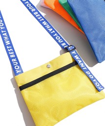 WEGO | WEGO/プチプラロゴテープミニサコッシュ(ショルダーバッグ)