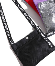 WEGO | WEGO/プチプラロゴテープミニサコッシュ(ショルダーバッグ)