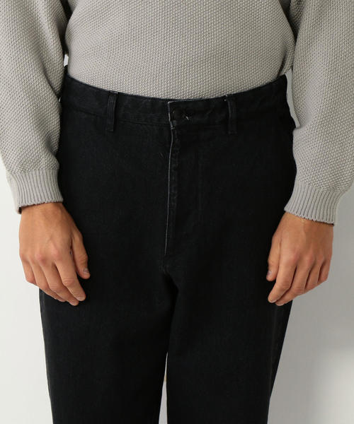 Steven Alan（スティーブンアラン）の「＜Steven Alan＞13.5oz DENIM PEGTOP PANTS-JUST/パンツ（デニムパンツ・メンズ・ブラック/コバルトブルー・MEDIUM/SMALL/X-LARGE/LARGE）」の10枚目の写真