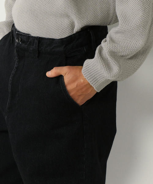 Steven Alan＞CORDUROY PEGTOP PANTS 黒 Steven Alan＞CORDUROY