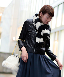 GALLARDAGALANTE | ウールコンビライダース(ライダースジャケット)