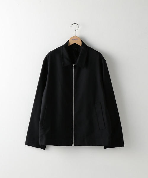 Steven Alan(スティーブンアラン)の「<Steven Alan>GABA SHORT BLOUSON/ブルゾン(ブルゾン・メンズ・ブラック・LARGE/SMALL/MEDIUM)」の2枚目の写真