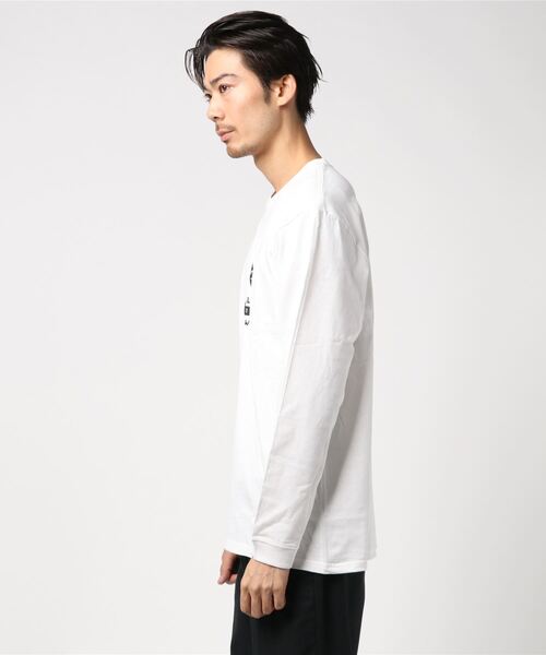 DOUBLE STEAL（ダブルスティール）の「TRIANGLE 長袖Ｔシャツ（Tシャツ/カットソー・メンズ・ホワイト/ブラック・MEDIUM/LARGE/X-LARGE）」の3枚目の写真