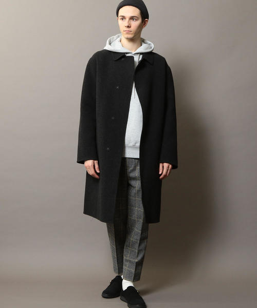 ユナイテッドアローズ　BEAUTY&YOUTH バルカラーコート リバーチェック BEAUTY&YOUTH UNITED ARROWS（ビューティーアンドユースユナイテッド