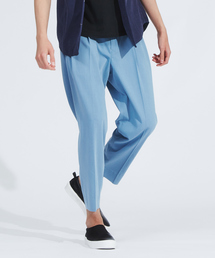 【MYSELF ABAHOUSE】2WAYストレッチ2タックワイドテーパードパンツ