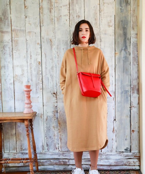 niko and...（ニコアンド）の「オリジナルステッチバケツショルダーバッグ（ショルダーバッグ・レディース・ブラック/ホワイト/レッド・0）」の19枚目の写真